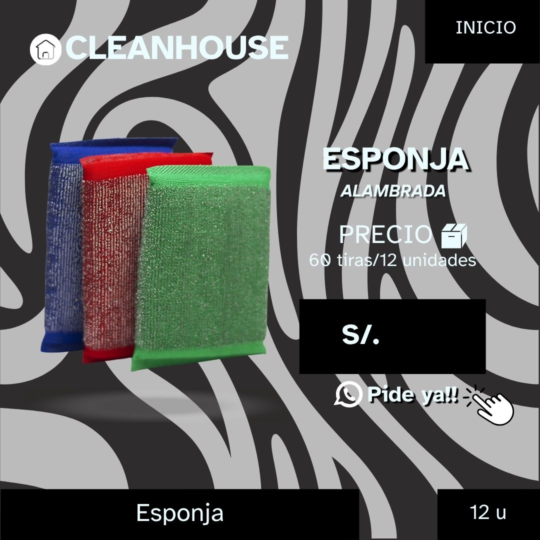 ESPONJA ALAMABRADA