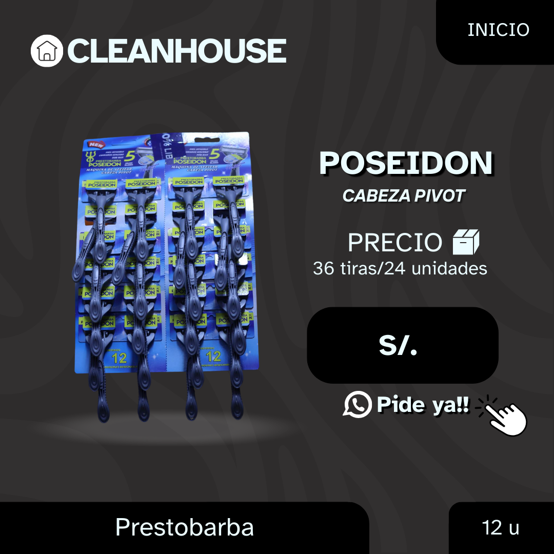 PRESTOBARBA POSEIDON