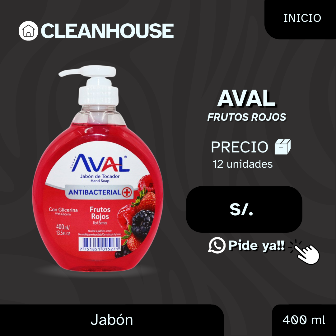 JABON LIQUIDO AVAL