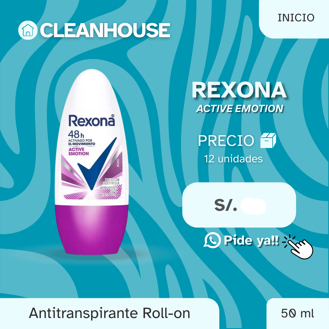 ANTITRANSPIRANTE ROLL-ON REXONA