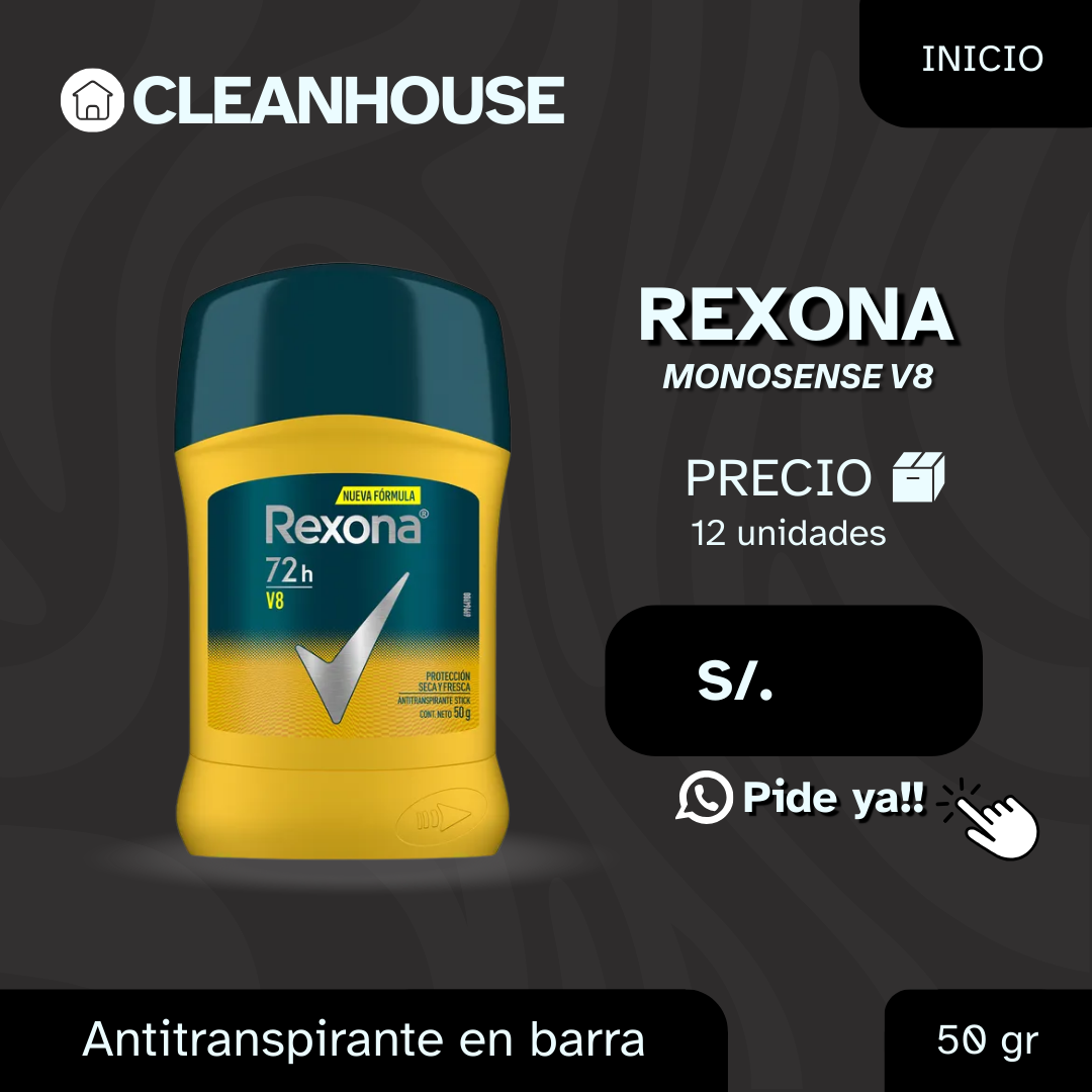 ANTITRANSPIRANTE DE BARRA REXONA