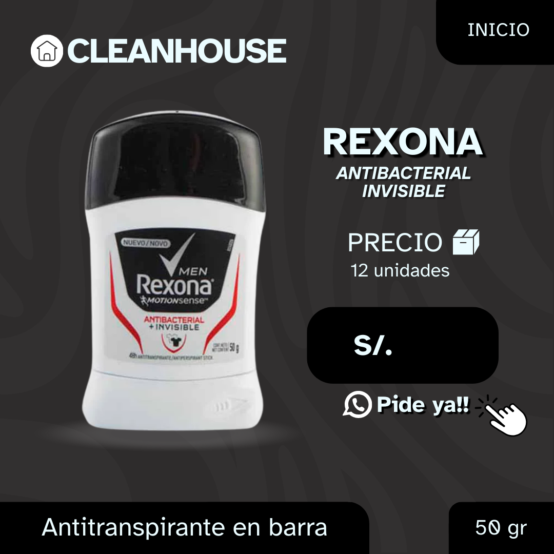 ANTITRANSPIRANTE DE BARRA REXONA