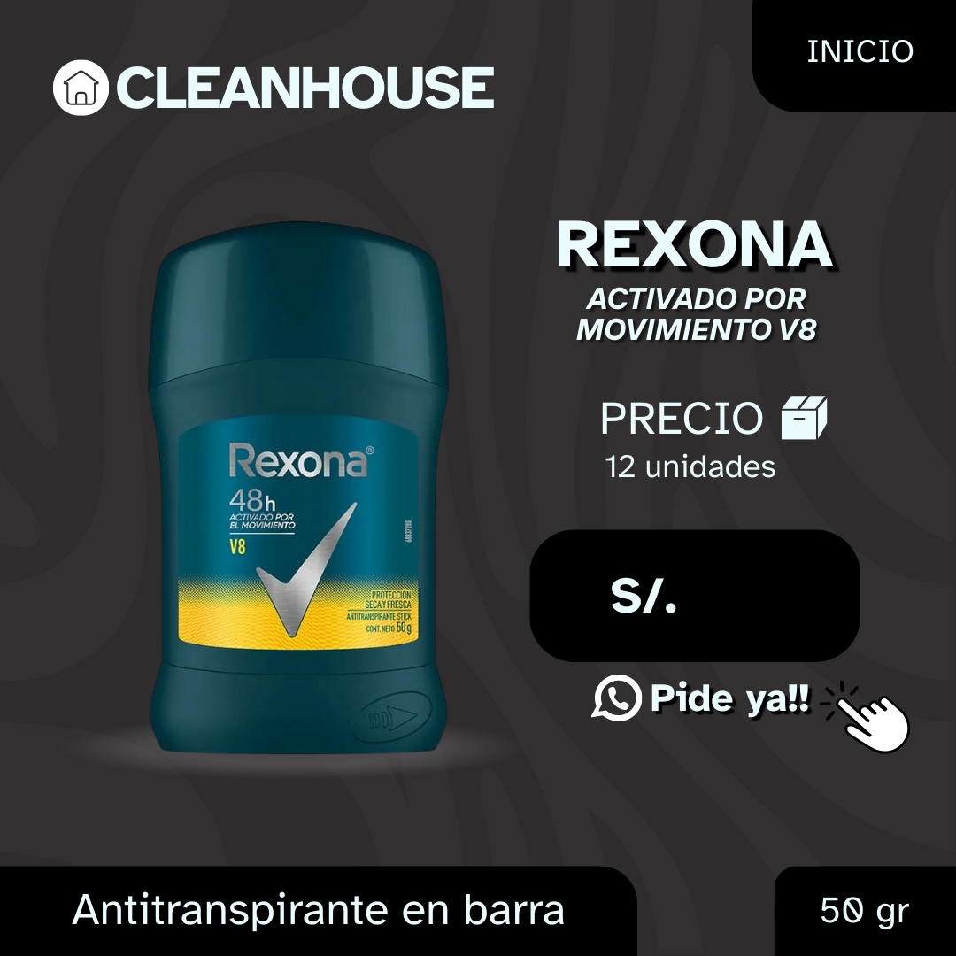 ANTITRANSPIRANTE DE BARRA REXONA