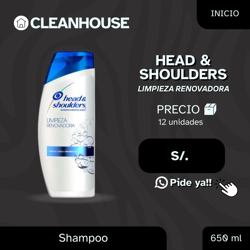 SHAMPO HEAD & SHOULDERS