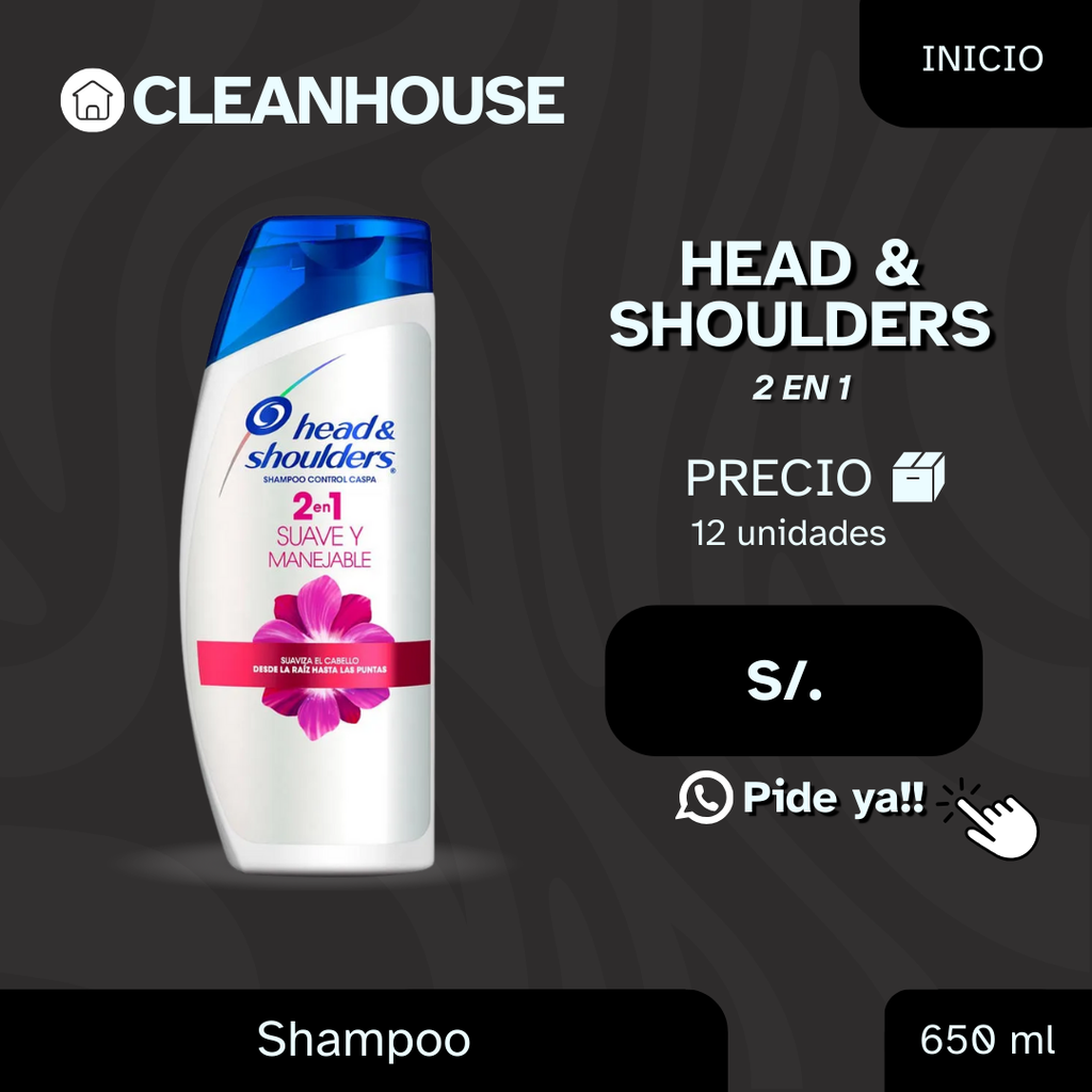 SHAMPO HEAD & SHOULDERS
