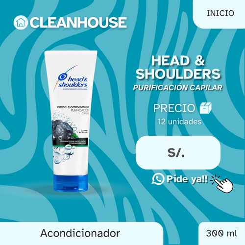 ACONDICIONADOR HEAD & SHOULDERS