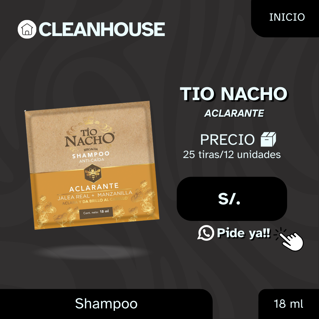 SHAMPO TIO NACHO TIRAS