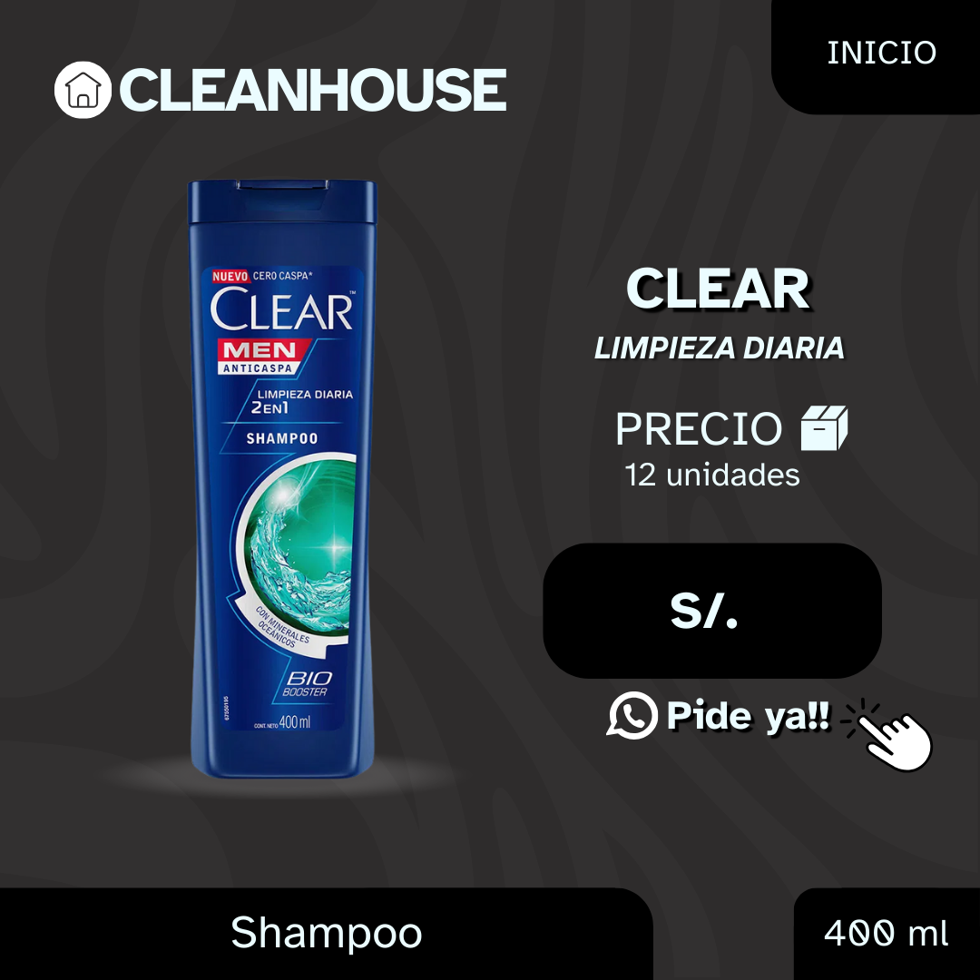 SHAMPO CLEAR MEN