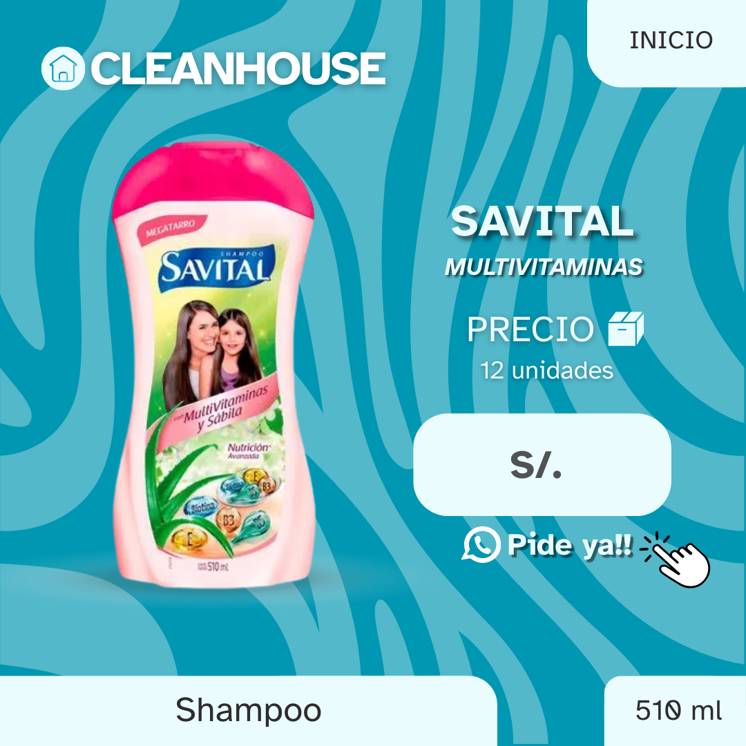 SHAMPO SAVITAL Y ACONDICIONADORES
