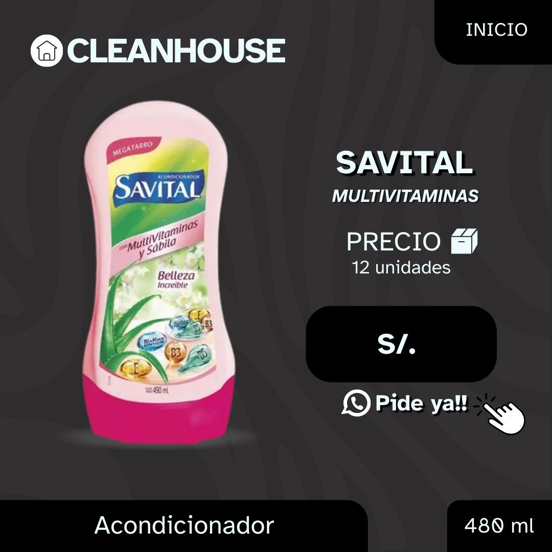 SHAMPO SAVITAL Y ACONDICIONADORES