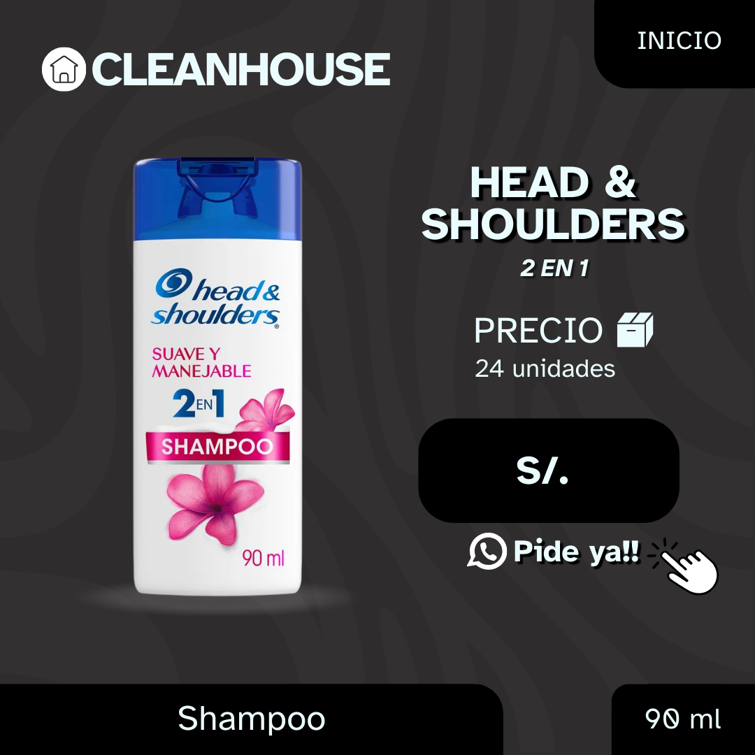 SHAMPO HEAD & SHOULDERS PEQUEÑO
