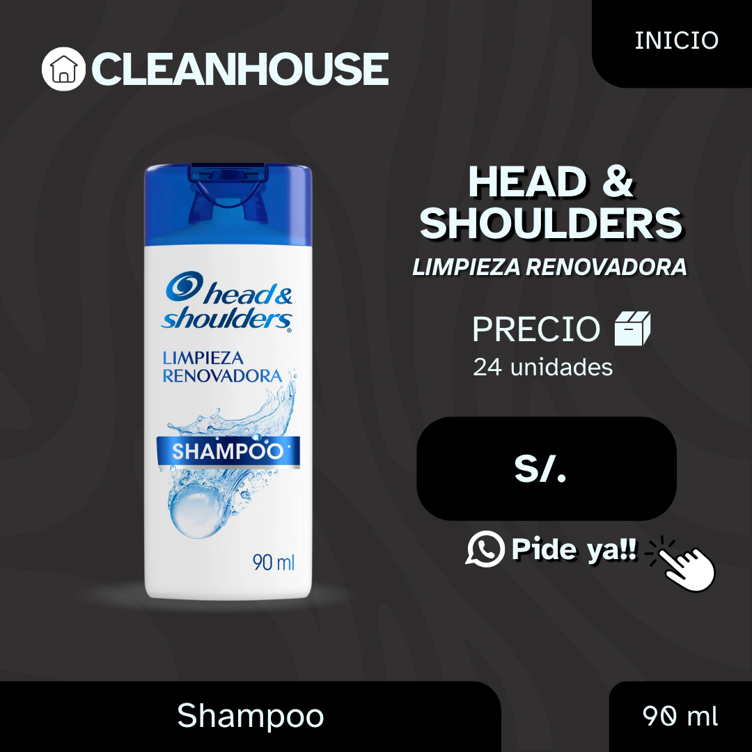 SHAMPO HEAD & SHOULDERS PEQUEÑO
