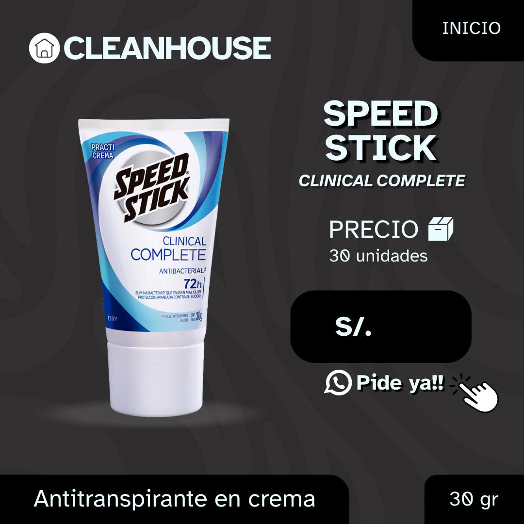 ANTITRANSPIRANTE EN CREMA SPEED STICK